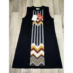 NWT Target XXO 2019 MISSONI Zigzag Stripes Crewneck Sweater Dress Medium